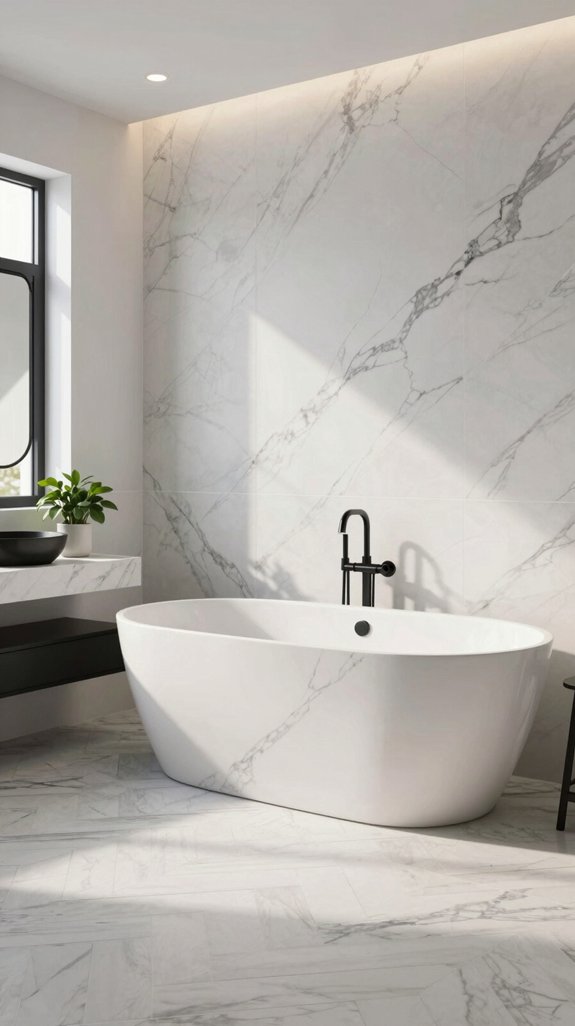22 Black and White Bathroom Ideas for Timeless Contrast 22 timeless elegant porcelain tiles