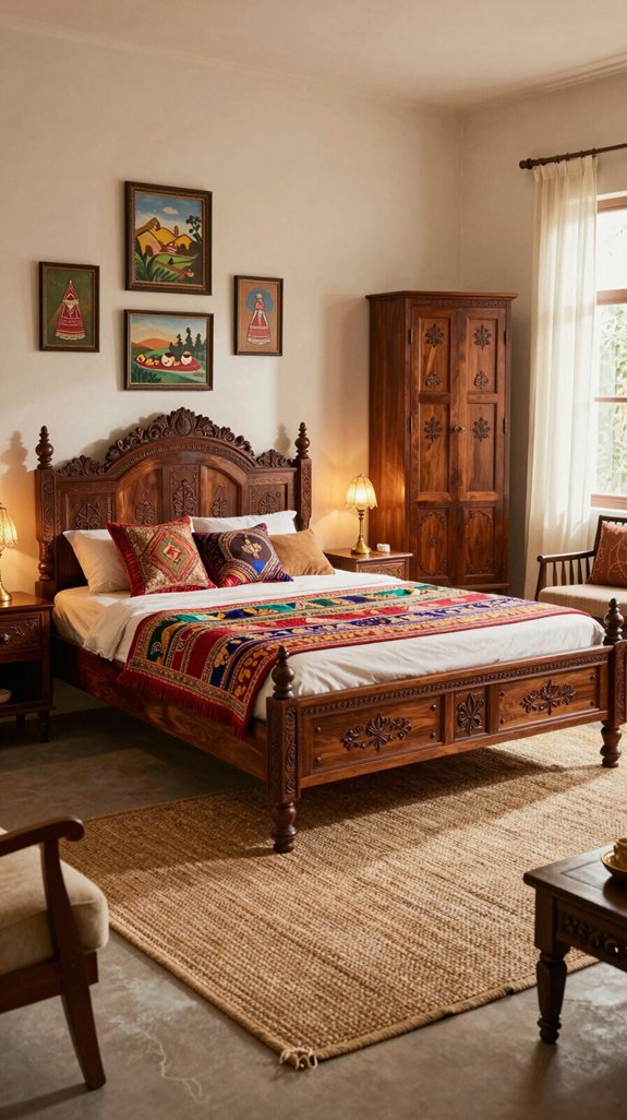 12 Indian Bedroom Decor Ideas With Cultural Charm 6 timeless handcrafted wooden elegance