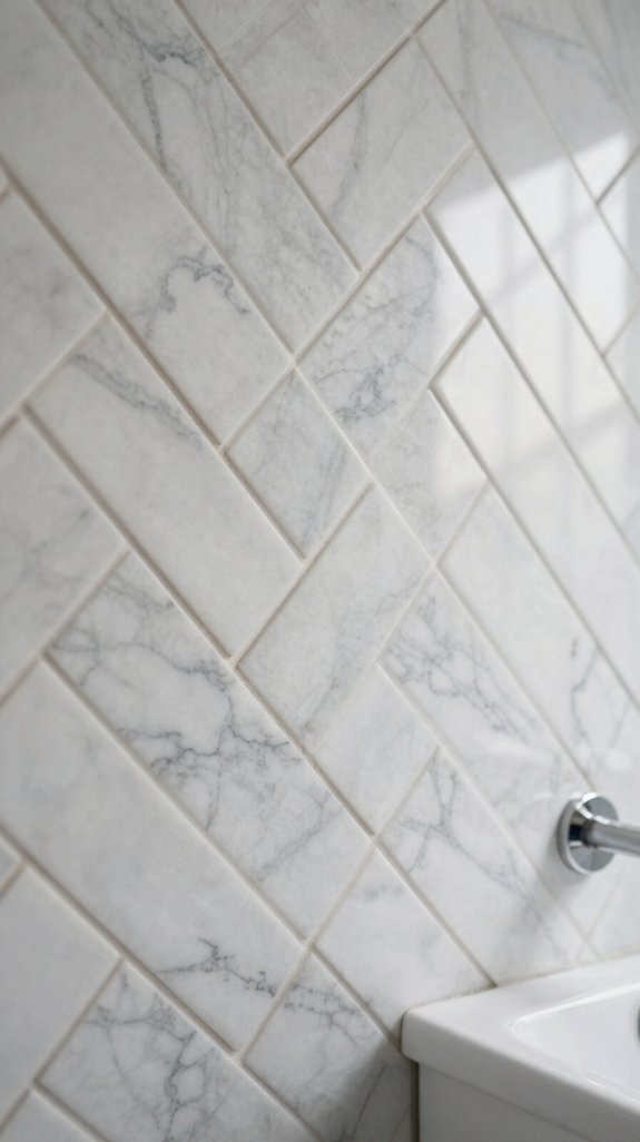 23 Teen Bathroom Ideas That Feel Trendy and Fun 8 timeless luxury marble herringbone