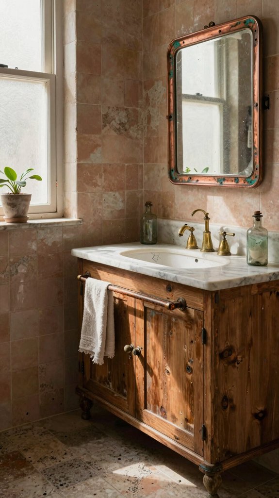19 Powder Bathroom Ideas That Make a Statement 10 timeless materials gain character