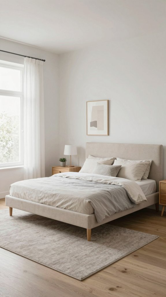 timeless minimalist bedroom design