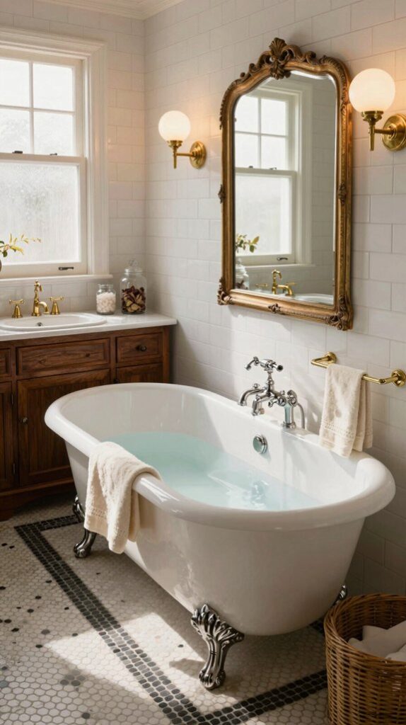 timeless vintage bathroom designs