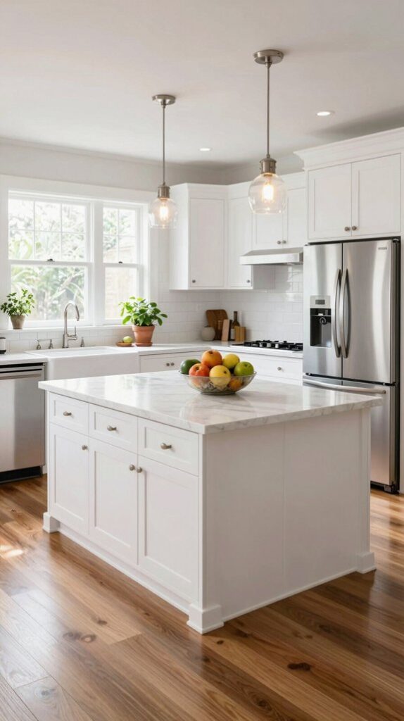 timeless white kitchen designs