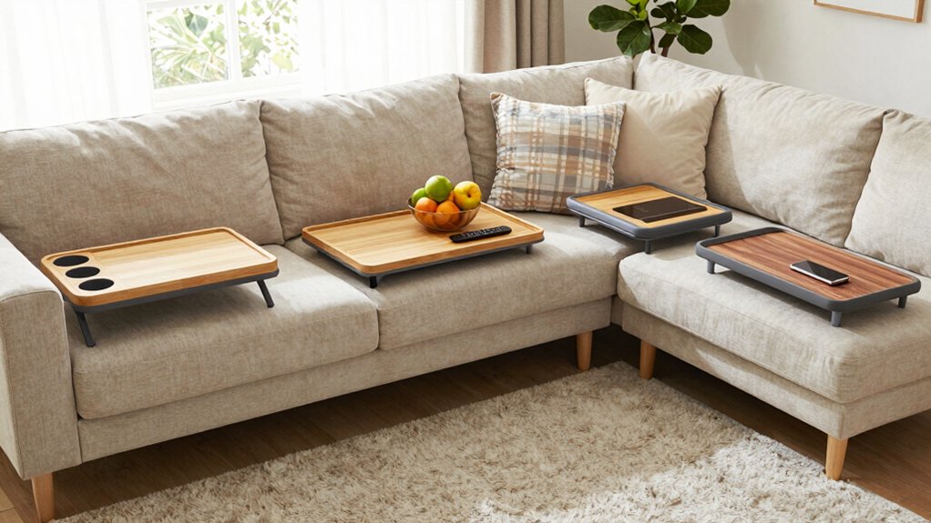 top sofa arm trays