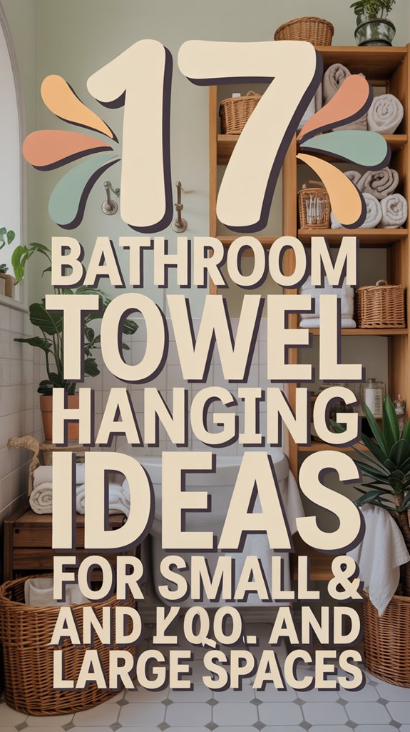 17 Bathroom Towel Hanging Ideas for Small and Large Spaces 1 towel hanging ideas provided