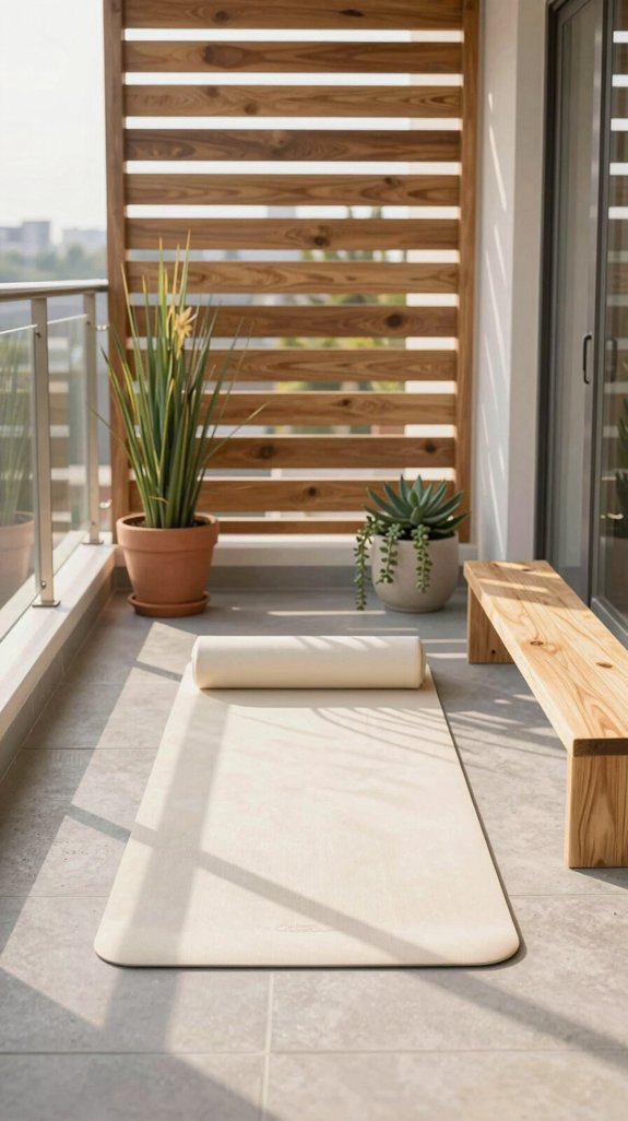 16 Balcony Design Ideas for a Stunning Outdoor Upgrade 6 transform balconies into yoga spaces