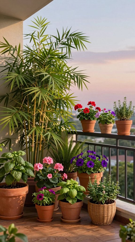 transform balcony with plants