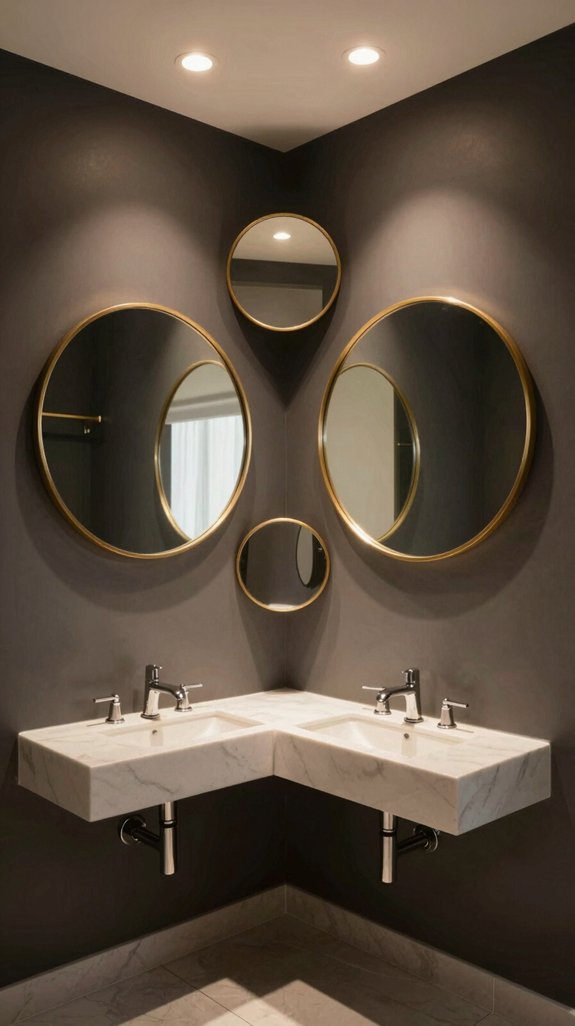 23 Bathroom Mirror and Lighting Ideas for a Brighter Space 18 transform dark corners creatively