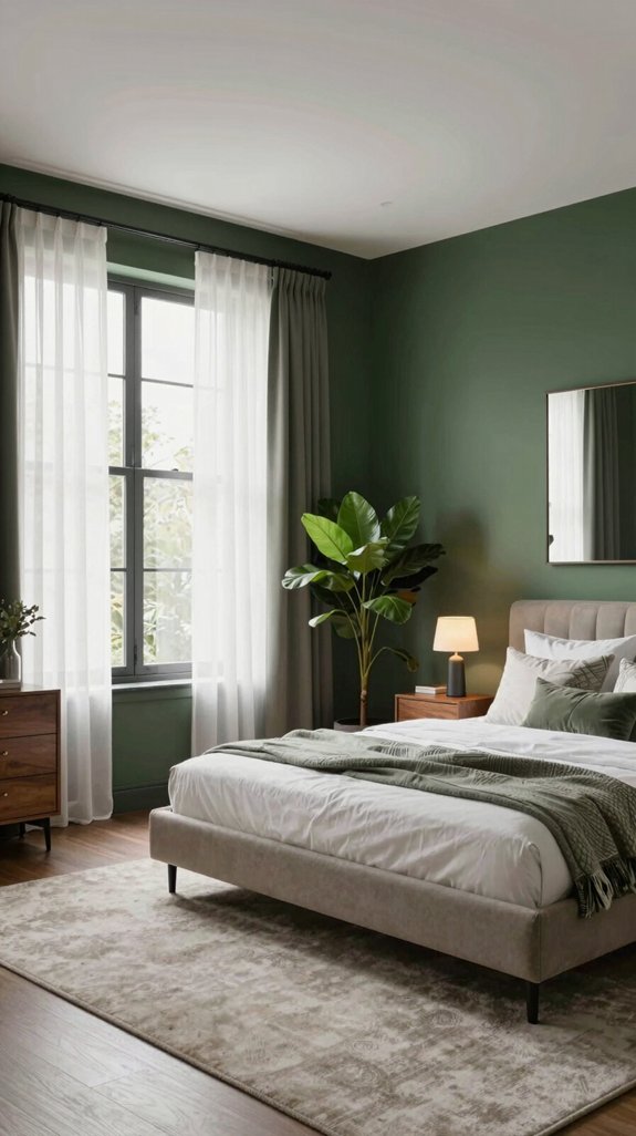 transform dark green rooms