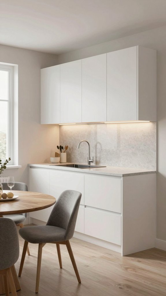 21 Small Kitchen Ideas on a Budget That Look Expensive 2 transform kitchen with downlights