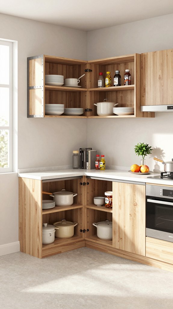 16 Kitchen Corner Cabinet Ideas That Maximize Storage 8 transformative corner storage solutions