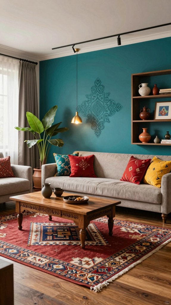 transformative living room accents