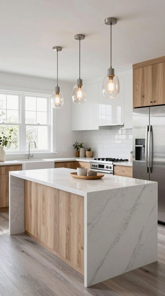 16 Peninsula Kitchen Ideas for Smart Layout Planning 11 transformative pendant lighting design