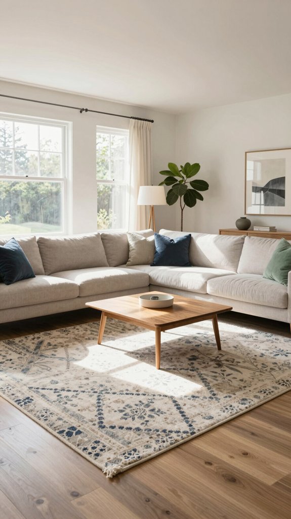 transforming spaces with rugs