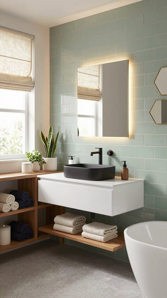 trendy and fun bathroom designs