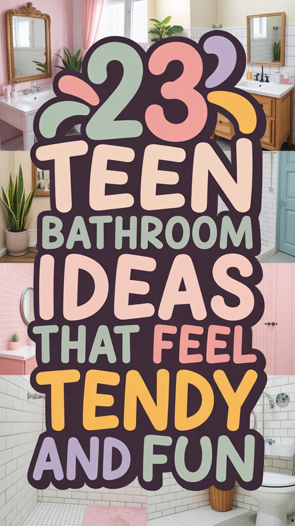 23 Teen Bathroom Ideas That Feel Trendy and Fun 1 trendy teen bathroom inspiration