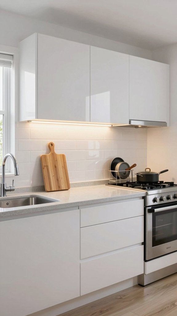 under cabinet lighting benefits kitchen