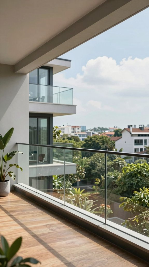 unobstructed views sleek design
