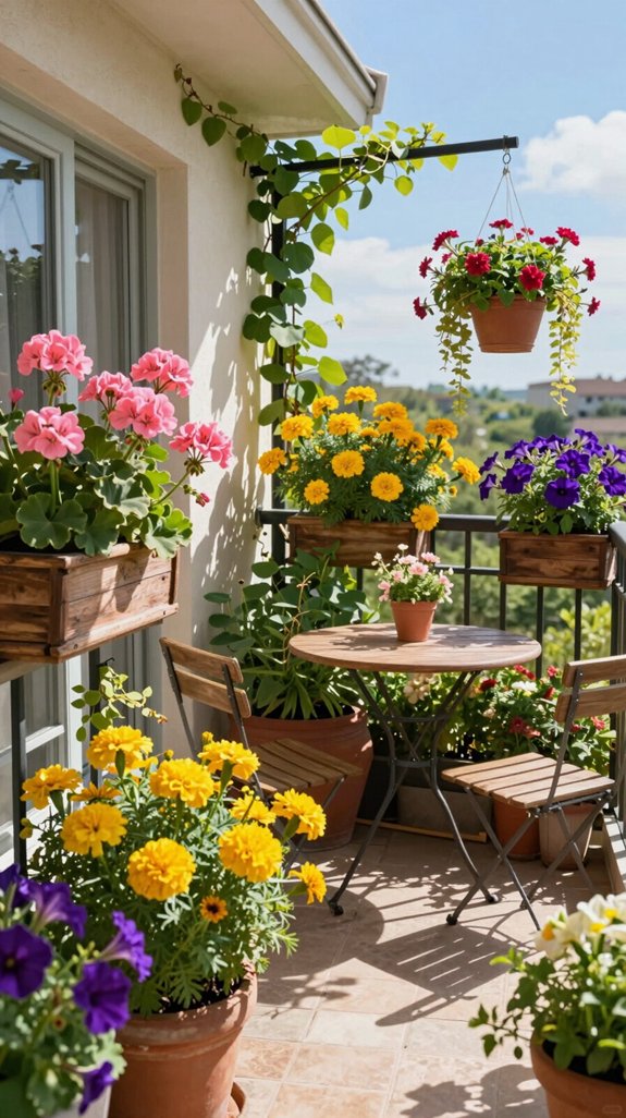 18 Balcony Flowers That Instantly Brighten Any Space 2 urban biodiversity through gardening