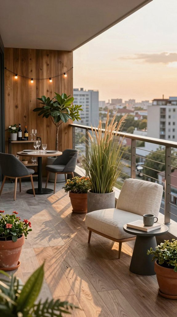 16 Balcony Design Ideas for a Stunning Outdoor Upgrade 15 versatile balcony zone separation