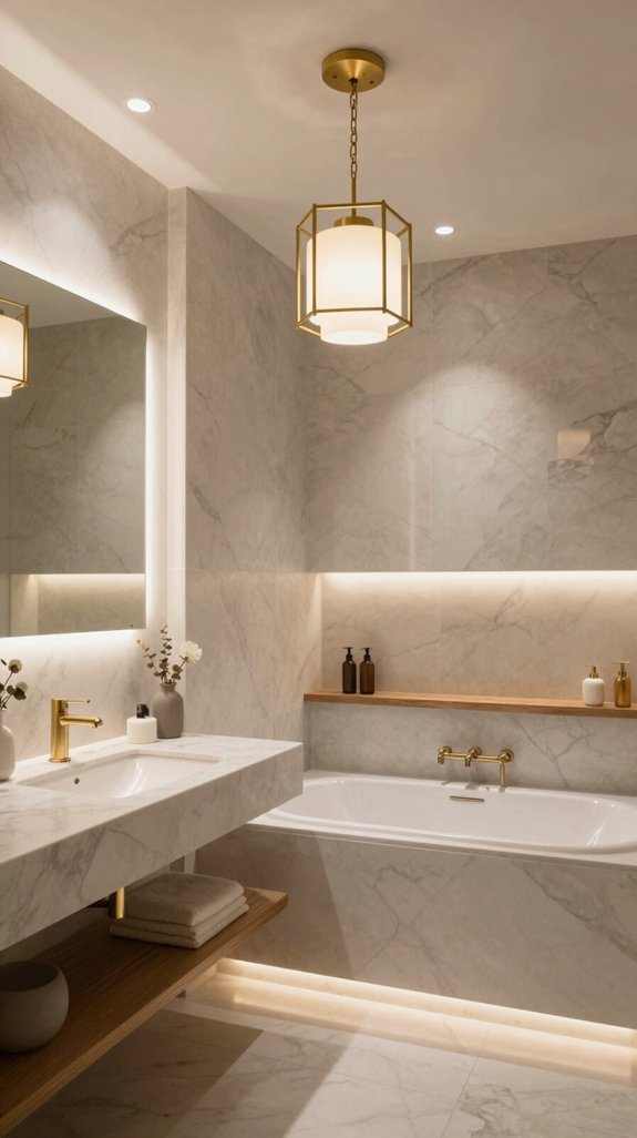versatile bathroom lighting layers