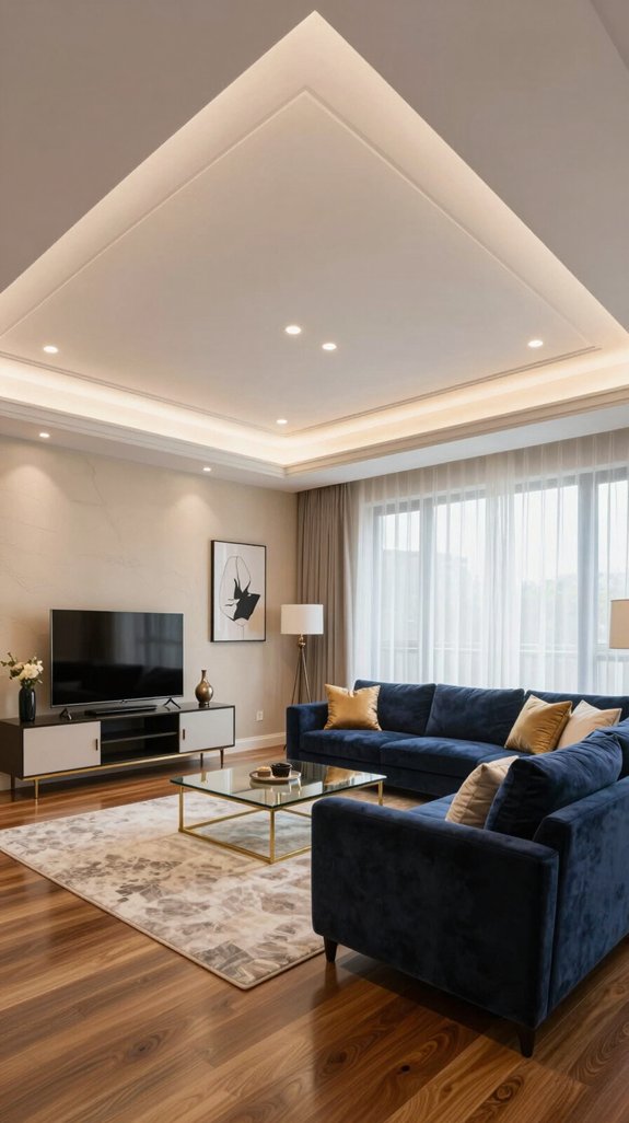 17 Luxury Ceiling Design Ideas for Living Rooms 7 versatile cost effective design solution