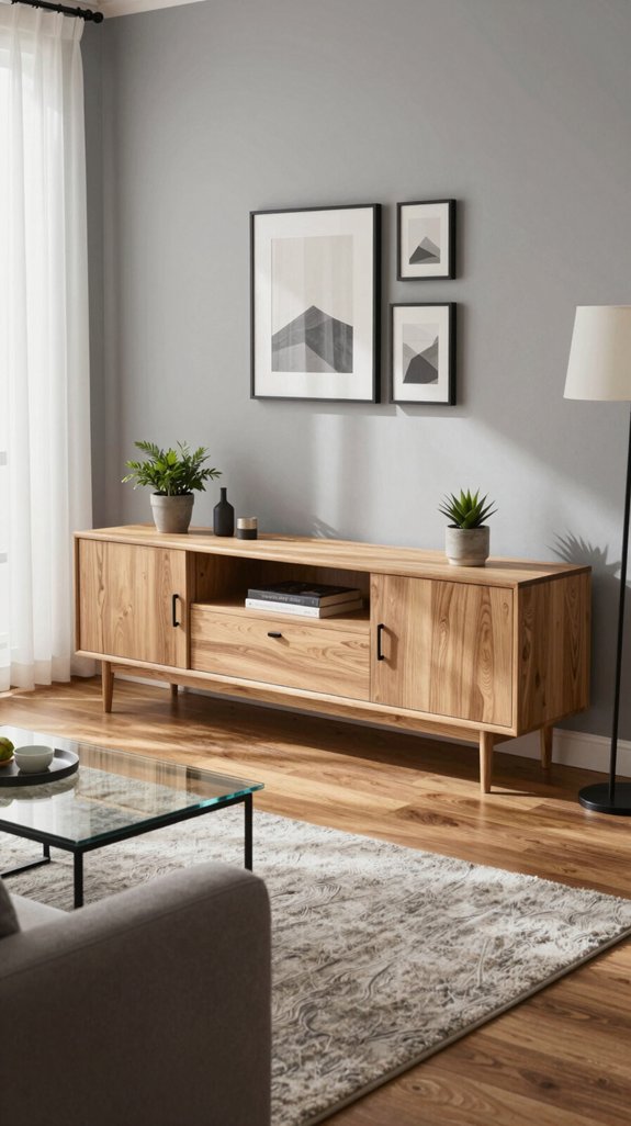 17 TV Cabinet Design Ideas for Living Rooms 4 versatile material combinations elevate design