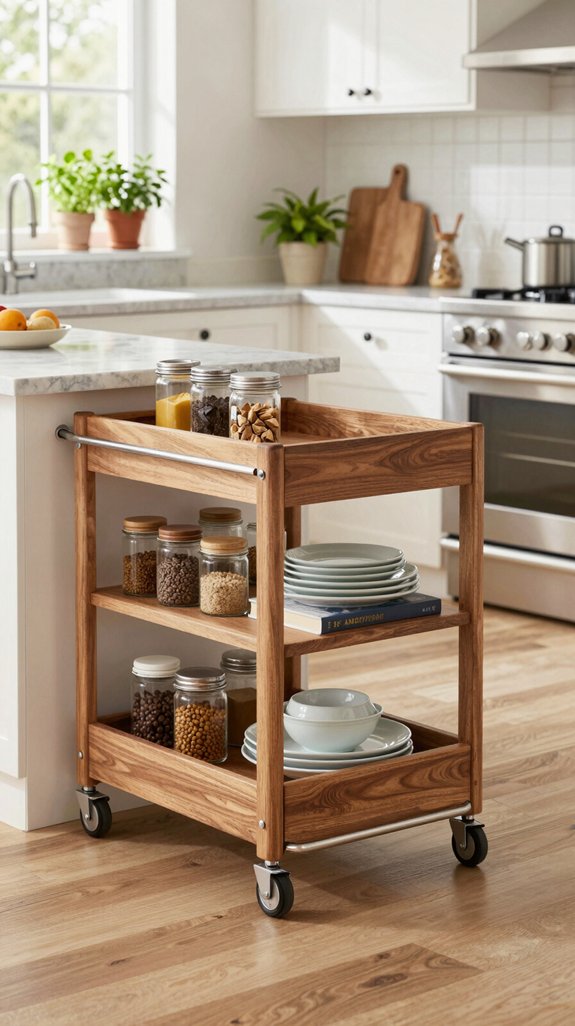 versatile rolling cart storage