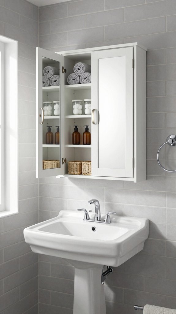 26 Tiny Bathroom Storage Ideas That Save Every Inch 11 vertical bathroom storage solutions