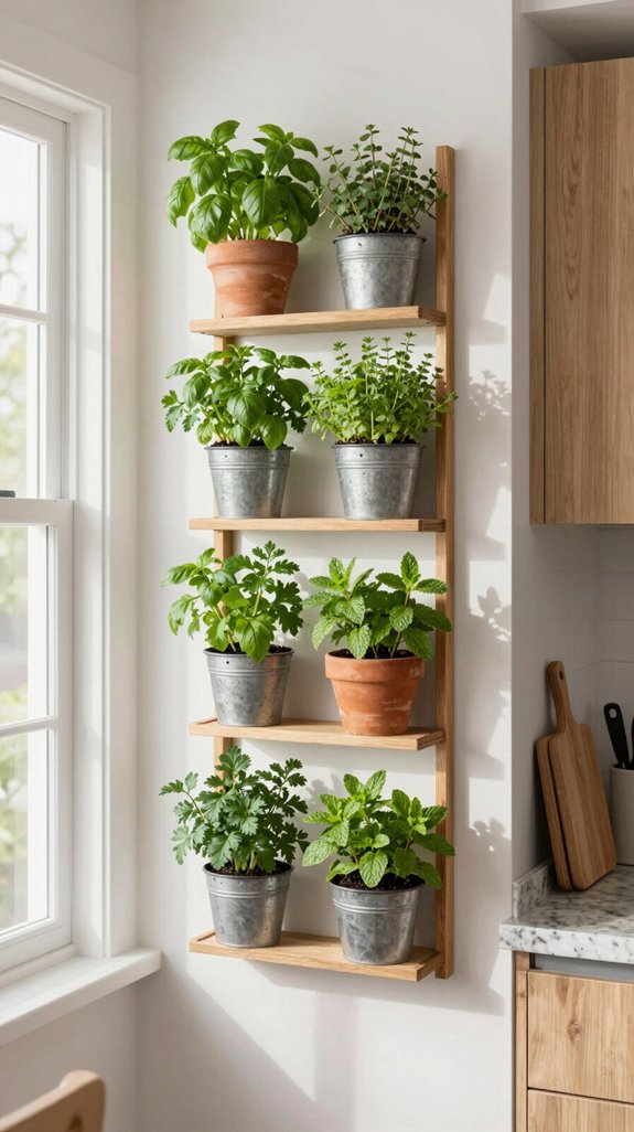 vertical garden for herbs