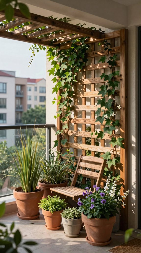 13 Apartment Balcony Garden Ideas for Urban Green Living 11 vertical garden privacy solution