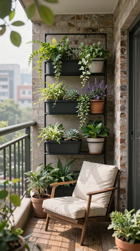 vertical gardening balcony solutions