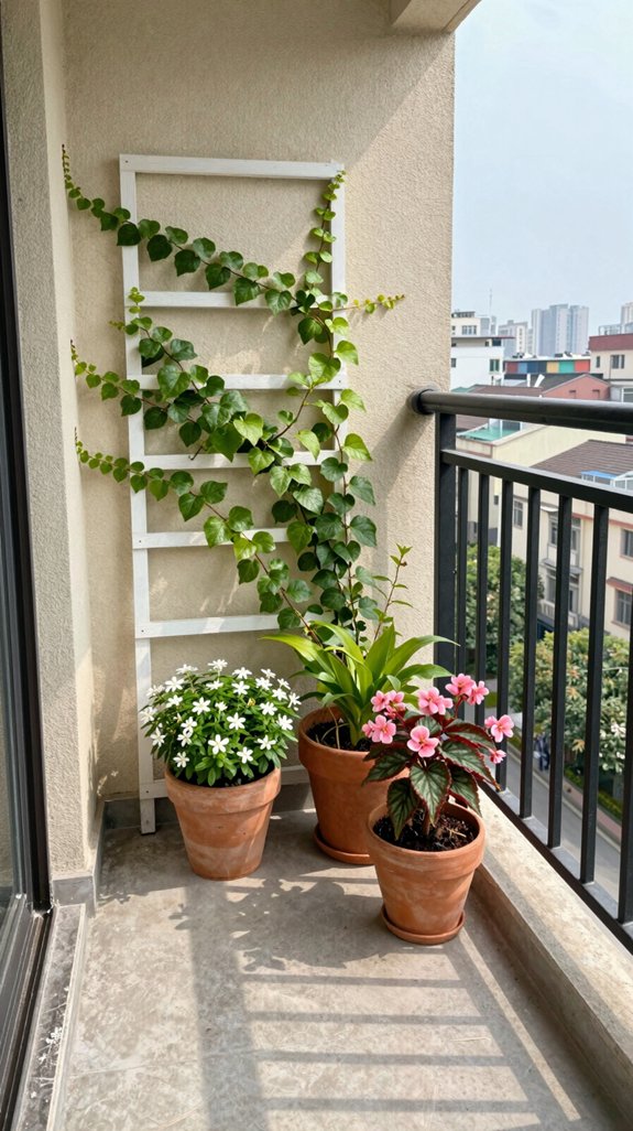 15 Small Balcony Ideas Apartment Owners Will Love 6 vertical greenery for privacy