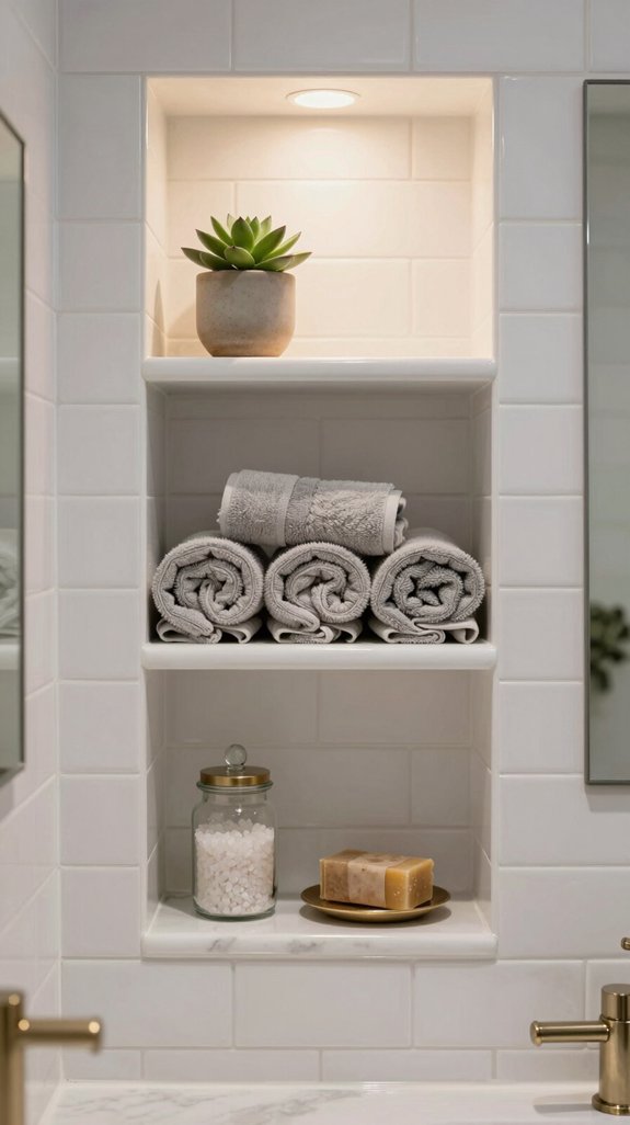 vertical niche storage solution