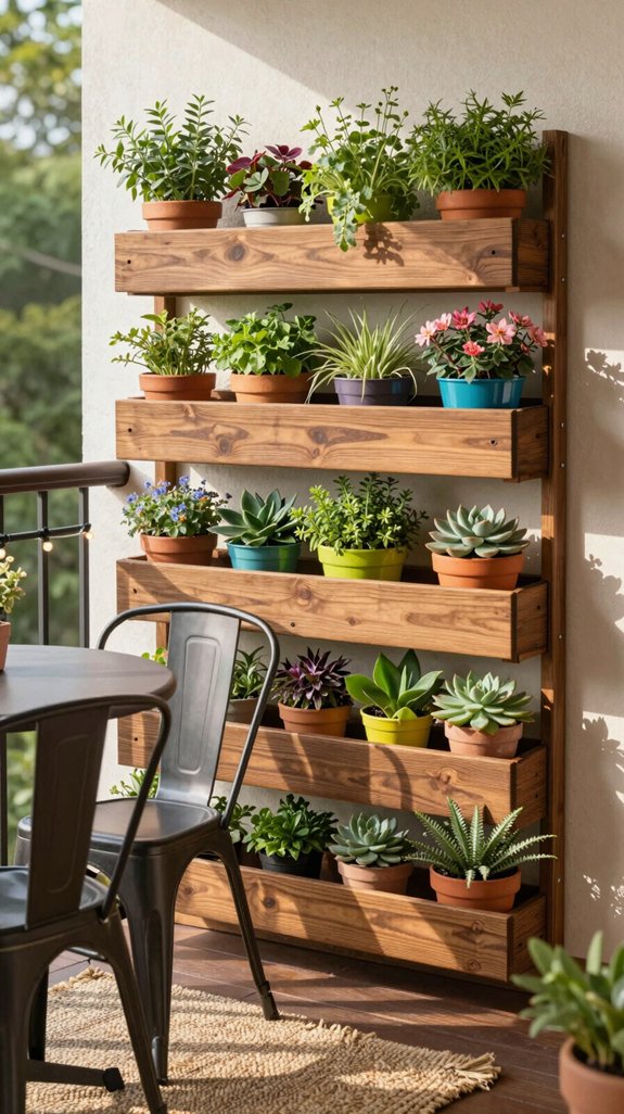 15 Tiny Balcony Ideas That Maximize Small Spaces 5 vertical planter wall oasis