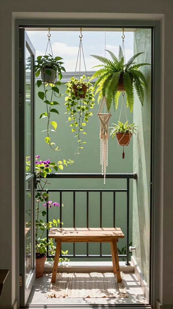 vertical planters enhance space