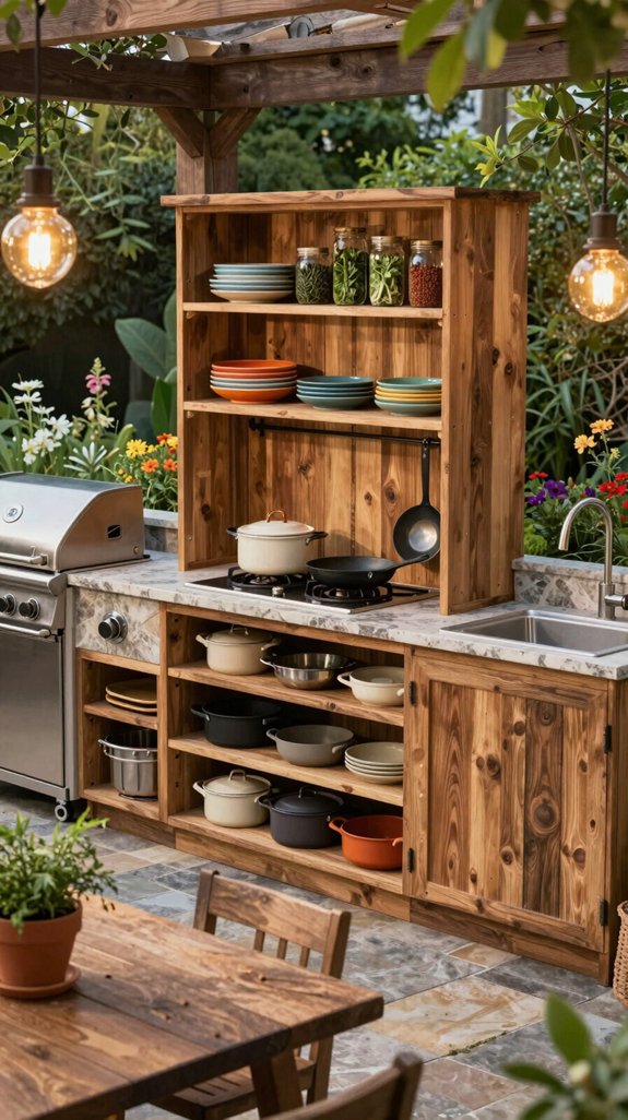 vertical storage for organization