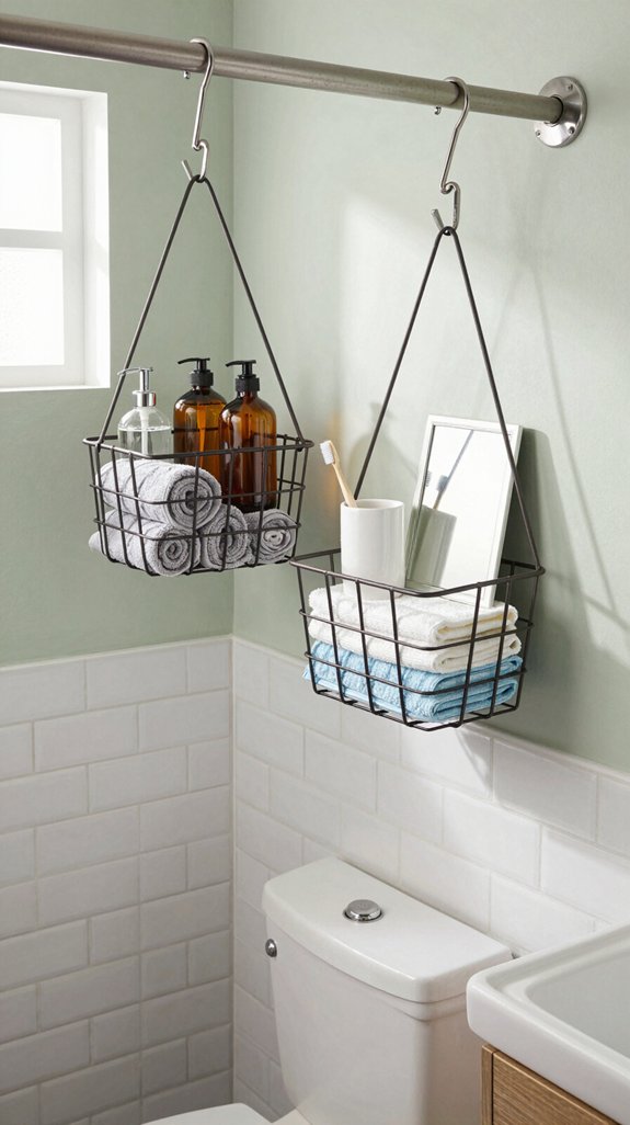 26 Tiny Bathroom Storage Ideas That Save Every Inch 9 vertical storage for toiletries