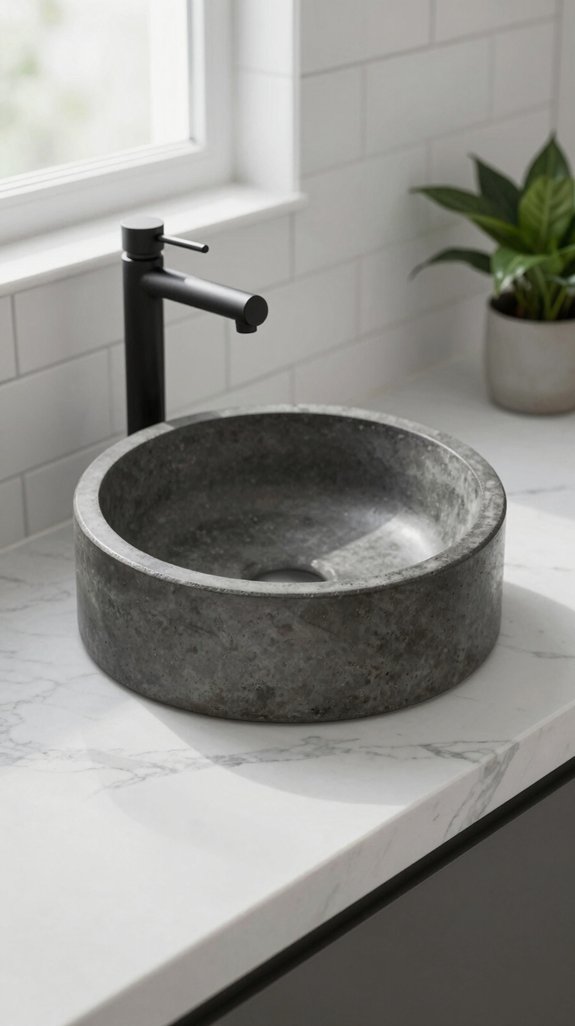 21 Bathroom Sink Ideas That Combine Style and Function 3 vessel sinks as artistry