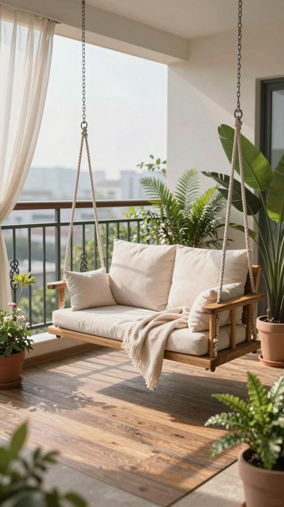 vibrant cushions enhance comfort