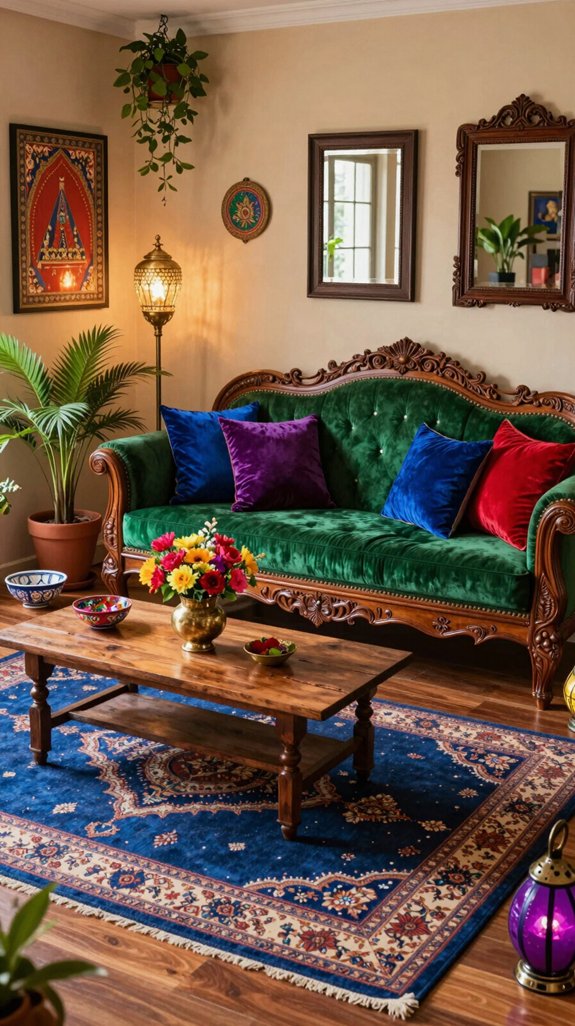 vibrant jewel tones elegance