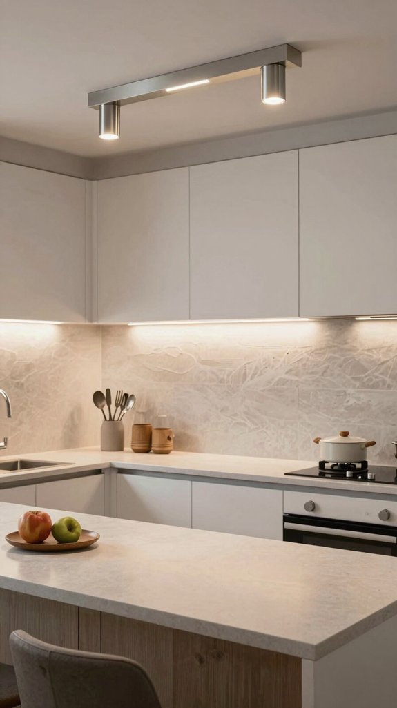 vibrant kitchen accent lighting