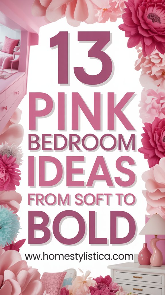 vibrant pink bedroom inspirations