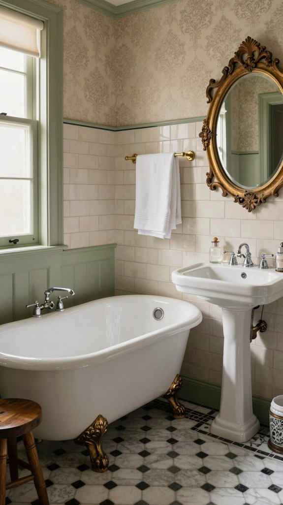 victorian opulence in bathrooms