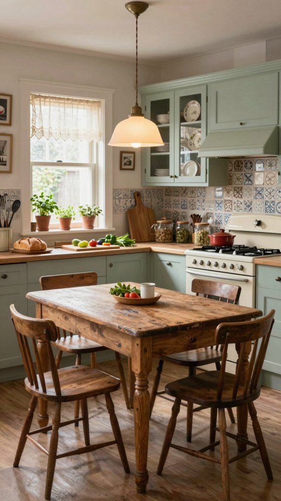 21 Cozy Kitchen Ideas for a Warm Inviting Space 15 vintage charm in kitchens