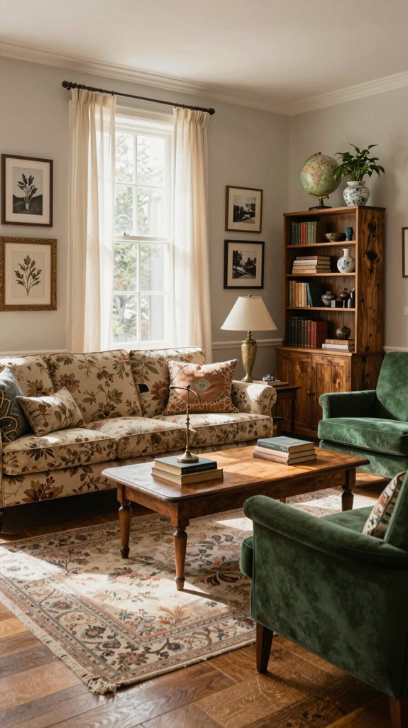 vintage furnishings for elegance