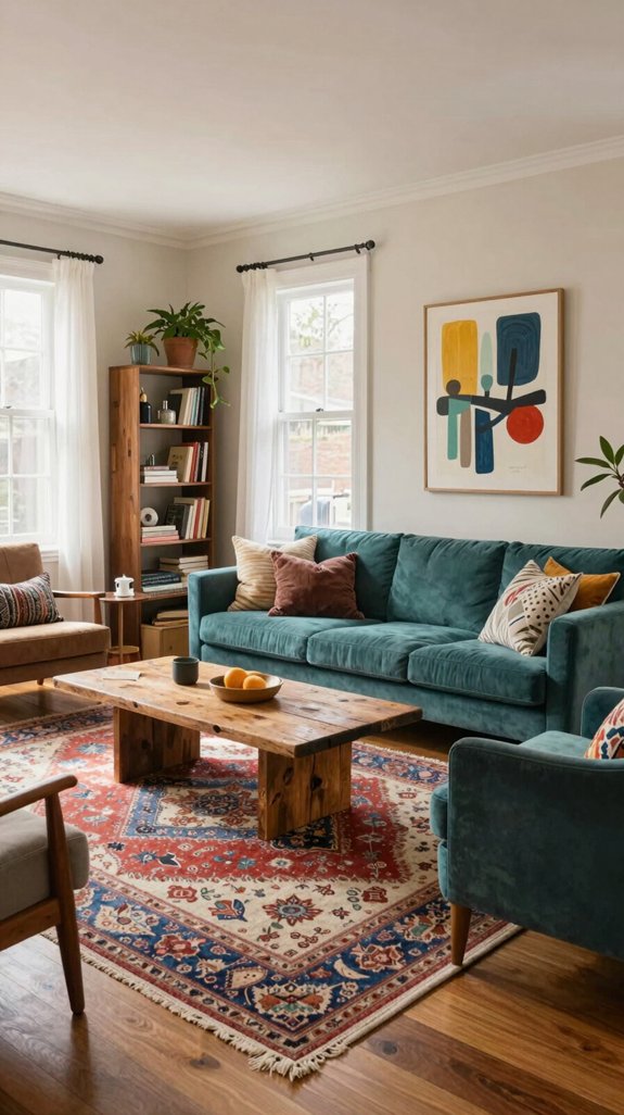 vintage rugs enhance spaces