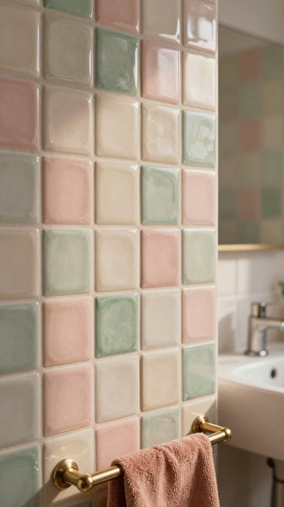 23 Teen Bathroom Ideas That Feel Trendy and Fun 6 vintage tiles enhance walls