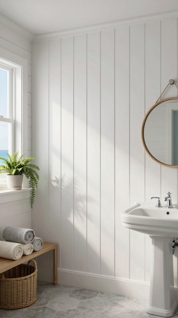 visual depth in bathrooms