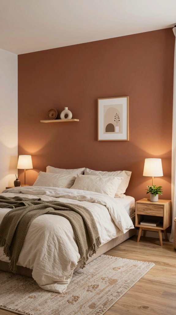 warm accent wall design